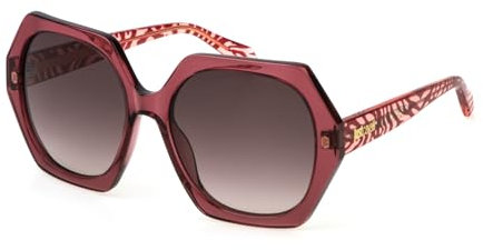 JUST CAVALLI Damen Sjc087v Sonnenbrille, Weinrot, 54