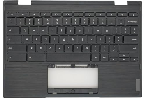 Jxjslp Ersatz für Lenovo 300E Gen2 AST (Touch) 82CE ohne Gesichtskamera mit Gesichtskamera-Handballenauflage, Obergehäuse, Tastaturhülle 5CB0Z21541