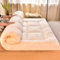 FloAPa Japanische Futonmatratze Dicke Tatami Matte Schlafmatte rutschfeste Schlafmatte Faltbare Roll-Up Matratzen Für Camping,Weiß,90 * 200CM