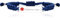 Uloveido Blau Gravierte Diabetes Typ 1 Medizinische Identität Armband Y3944