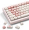 HITIME XVX Pink Cute PBT Keycaps - MOA Dye-Sublimation, Custom Keyboard Keycaps 60/75/100% for 100%, 75%, 65%, 60% Keyboards, 142 Key Set