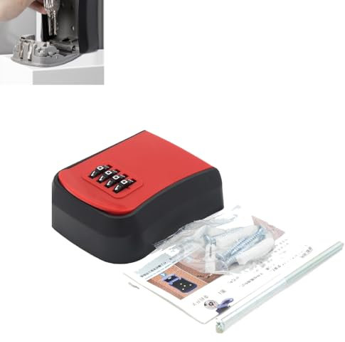 Coffre-Fort à clés avec Code à 4 Chiffres,Boite a Clefs Murale de avec Code à 4 Chiffres,Coffre-Fort à clés avec Code à 4 Chiffres,Coffre-Fort Extérieur Étanche,Résistant aux Intempéries 1PC