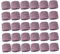 Kochtop -Reinigungskissen, Stahlwollseife 30pcs rot 2x2 Vielseitige Stahlwollpolster Effektiv reinigen Metallgiefe Stahlwollwäsche zum Reinigen von Töpfen, Pfannen, Öfen und Gerichten