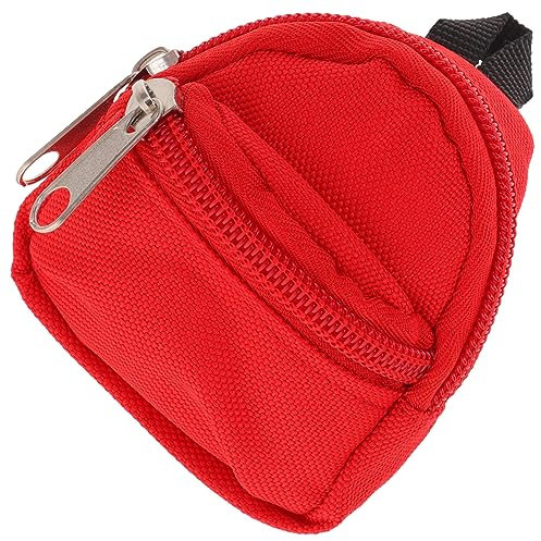 NAMOARLY Puppenrucksack Mini Mini Rucksack Für Puppen Dekorativer Polyester Rucksack Ideal Für Puppenspiel Und Kreative Deko Perfekt Für Schule Und Freizeitaktivitäten