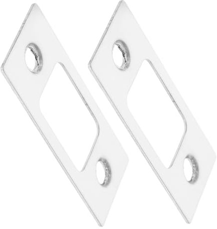 Gadpiparty Edelstahl Türschloss Abdeckplatte Ersatz Türrahmen Abdeckung Platten Für Und Stahltüren Lochfüllplatte Und Türschutzplatte Stahlfarbe