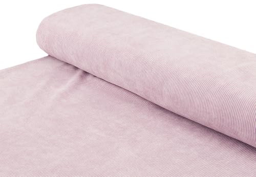 Cord Stoff Hochwertiger Cordstoff für kreative Projekte altrosa - Meterware ab 25 x 150 cm - Stoff zum Nähen