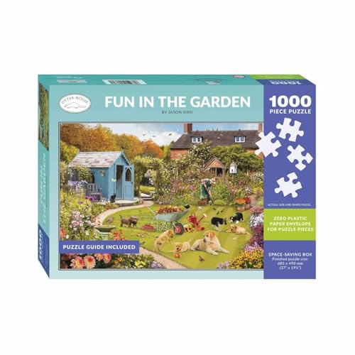 Otter House Spaß im Garten – Puzzle mit 1000 Teilen