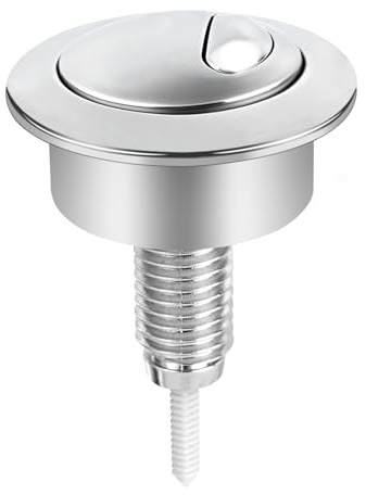 Dual Flush Toilet Cistern Push Button for Twyford for Optima 49 Model 34494907 Silver