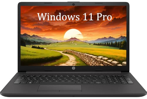 HP 250 G7 Student & Business Laptop, 15.6-Inch (1366x768) Notebook, Intel Celeron N4020, 8GB RAM, 256GB SSD, US Keyboard QWERTY, Windows 11 Pro (Renewed)