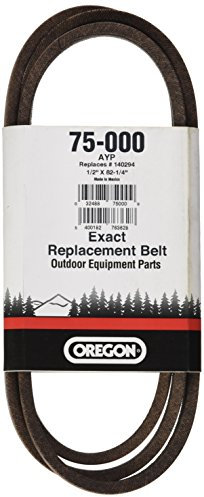 Oregon 75-000 Hydro Getrieberiemen 1/2 Zoll x 82-1/4 Zoll Rasenmäher-Riemen, schwarz