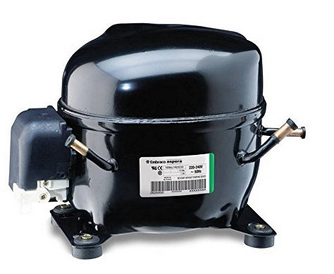 Compressore gas r404a r507 ermetico - 3/8 hp - 8,7 cm3 - embraco aspera nek6210gk