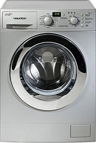 LAVATRICE SANGIORGIO SEN714DS 7 KG 1400 GIRI A+++ SILVER OBLO' CROMO