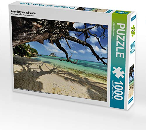 CALVENDO Puzzle ANSE Royale auf Mahé | 1000 Teile Lege-Größe 64 x 48 cm Foto-Puzzle für glückliche Stunden