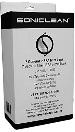 Soniclean U1 Upright HEPA Filter Bags
