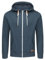 riverso Sweatjacke Herren mit Kapuze Reißverschluss Regular Fit RIVThilo Kapuzenjacke Blau XL, Größe:XL, Farbe:Navy