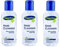 Malibu Aquasan Anti-Bacterial Hand Cleanser Sanitiser 100ml Alcohol Gel 3 Pack