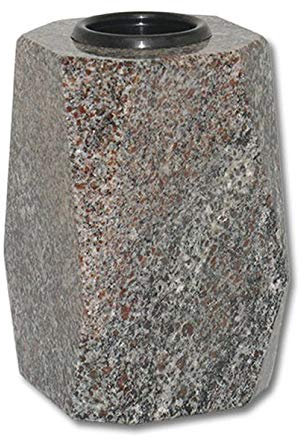 legendURN Vase funéraire en Granit (Couleur sélectionnable) pour Le cimetière | Vase funéraire en Granit pour Le cimetière | Urnes-FUNÉRAIRES.