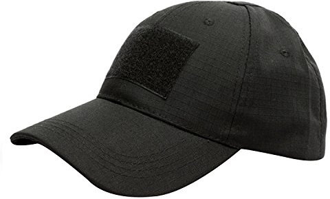 CHINWHI Baseball Cap Men Sun Protection Tactical Camo Hat Military Camo for Camping Camping Hiking Outdoors Sport Adjustable Unisex(BK, 1)