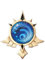 HuSang Genshin Impact Porte-clés Game Project Cosplay Costume Eye of God (Water)