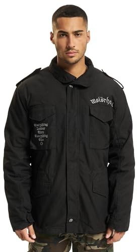 Brandit Motörhead Cradock Denim Jacket, color: black+blac, size: XXL