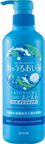 Kracie Umino Uruoisou Moisturizing Care Rinse In Shampoo 490ml