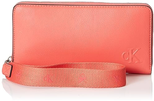 Calvin Klein Geldbörse Handgelenktasche CKJ Ultralight Zip Around with Wristlet Dubarry Koralle