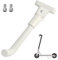 E-Scooter Kickstand, Scooter Ständer für Xiaomi M365, Scooterständer ​Standfuß, Fronthaken Multifunktionshaken Set Kompatibel für Xiaomi 1S / M365/ M35 / Pro 2 Scooter - Mit Schrauben, Weiss, Butyeak