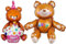 Happy Birthday Folienballon Bär,Bären Helium Ballon,Teddybär Braun Luftballon,Bär Deko Geburtstag,Tier Ballon Babyparty Partyzubehör für Kinder Junge Mädchen Geburtstag Dusche Dekorationen -2 Stück