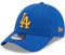 New Era Los Angeles Dodgers MLB Fanaccessoire gebogener Schirm LA-Logo blau gelb verstellbar Basecap Kappe - One-Size