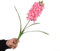 PETSTIBLE Künstliche Hyazinthe, 42 cm, violette Blumen, Zuhause, Garten, Hochzeit, Dekoration, künstliche Blumen (Dunkelrosa)