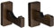 sourcing map 2pcs Light Saber Wall Mount, Wood Sword Display Stand Sword Storage Rack for Sword, Axe, Baseball Rack, Brown