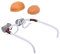 minkissy Appareil De Moxibustion Oculaire Portable En Coquille De Noix Instrument De Soins Oculaires Pour Usage Domestique 1 Pièce