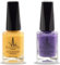 (2Pcs Set) Henna Infused Halal Nail Polish Water Permeable Nail Polish Vegan Long lasting Nail polish (Aladdin, Gold Souk)