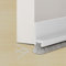 Lonwiner Joint de Porte,Joint Brosse Isolation Phonique Porte,Calfeutrer Bas de Porte,joint de porte d'entrée,Auto-adhésif et Peut être Coupé à la Taille,Boudin de Porte (Blanc, 100CM)