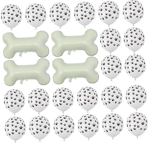 TOYANDONA 1 Satz Knochenballon geburtstag luftballons dekorationen Ballons für Ballonbogen Tiere ballon set luftballons set hochzeitsdeko Party-Bone-Ballon Party-Szene-Ballon Aluminiumfolie