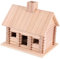 Amosfun Nido Di Uccelli in Legno Tronco D'albero Casetta Per Uccelli Da Giardino All'aperto Arredamento Esterno Casa Nidi Cabina Bird House Bird Voliera Decorativa Di Legno