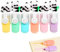 CEJAS 6 Stück Textmarker,Nettes Panda-Highlighter,Highlighter Pen Marker Pastell Textmarker,Aesthetic Marker Stifte Textmarker Set für Kinder Erwachsene Zeichnung oder Hervorheben