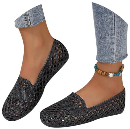 Stivali Alti Rossi Da Donna Con Tacco Da Donna Sandali Confortevoli Da Donna Abbigliamento Esterno Estivo Sandali Cavi Traspirante Casual Stivali Tacco A Spillo, Le Noir, 41 EU