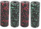Happyyami 4pcs Multi-Function Yoga Massager Rollers Muscle Massage Roller Wheel for Back Pain Relief