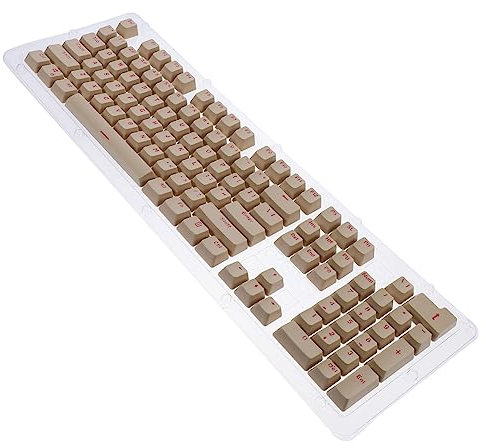 NUOBESTY 1 Set Key Caps Tastiera Accessorio e Resistente Compatibile con Tastiere Meccaniche Design Ergonomico per Amanti Della Tecnologia e Del Gaming