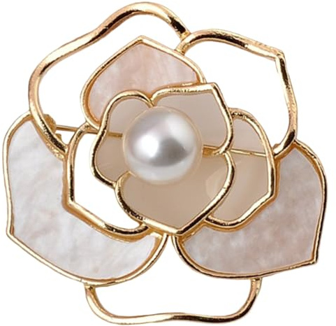 SAFIGLE Broche De Fleur Créative En Alliage Épingle À Revers Pour Vêtements Femmes Chapeaux Manteaux Accessoire Élégant Pour Fête Anniversaire Noël