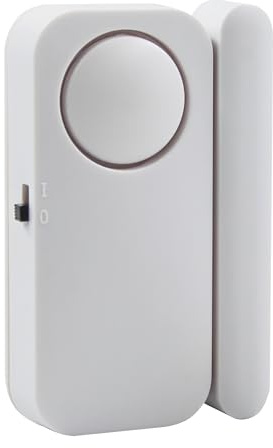 Uni-Com Door & Window Alarm – Wireless 90dB Security Burglar Alarm with Magnetic Contact Sensor, Easy Installation, Batteries & Adhesive Pads Included for Home, Shed, Caravan, Cupboards