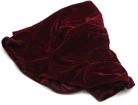POENVFPO Bezug für Klavierhocker aus Pleuche-Material mit Makramee-Design, 55 cm X 35 cm, Dekorativer Schutz für Einzelne Klavierstühle (Rot)