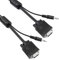 BeMatik - Super Cable VGA con Jack de Audio de 3,5 mm Macho Macho de 1 m