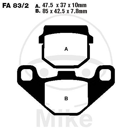 EBC Brake Pads SFA083/2