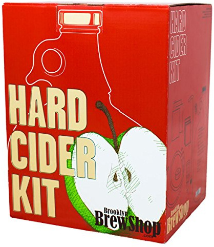 Brooklyn Brew Shop Starter-Set mit wiederverwendbarem Glas-Gär, Ausrüstung, Zutaten – perfekt für die Herstellung von hartem Cidder zu Hause