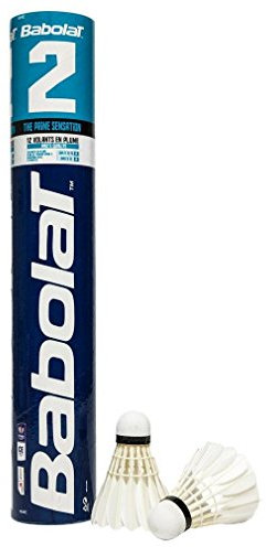 Babolat 2 Feather Schuttlecocks Natur Federbälle x 12 G77