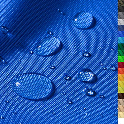 1buy3 DISCOVERY Wasserdichter Polyester Stoff | 3040 mm Wassersäule | Farbe 15 | Blau | Polyester Stoff 160cm breit Meterware wasserdicht OUTDOOR extrem reissfest