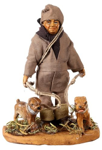 Holyart Jäger mit Hunden neapolitanische Krippe 10cm