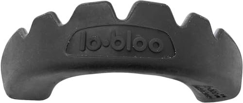 lobloo SLICK Zahn-/Mundschutz Kampfsport für Hoch-Kontakt-Sport wie MMA Hockey Fußball Rugby, Dual Density Mouthguard mit doppelter Dichte, Eine Größe für Herren Damen Kinder ab +14 Jahre, Schwarz